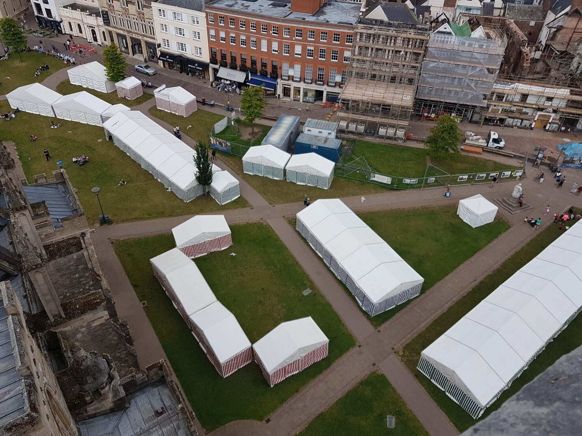 Festival Marquee Hire in Exeter & Devon